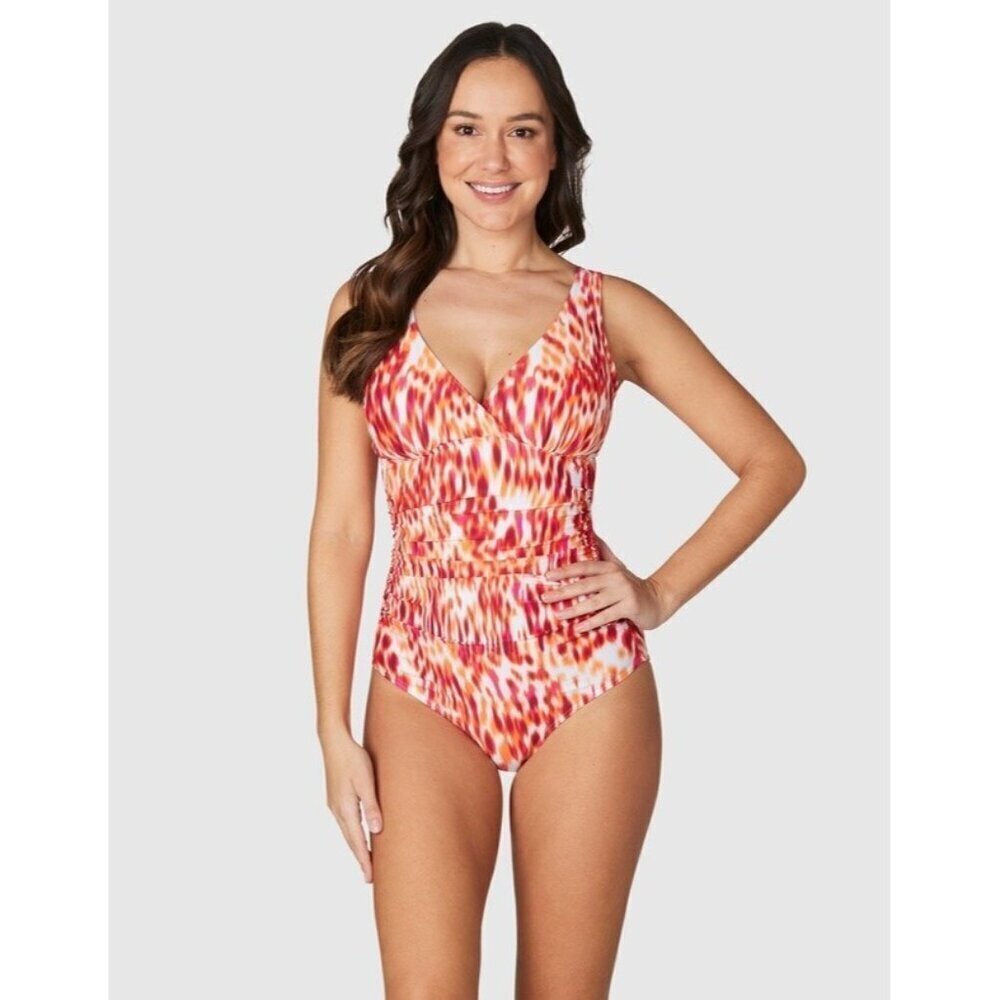 NWT Women's - Niptuck Tribal Skin Rita One Piece Swimsuit, Size 6